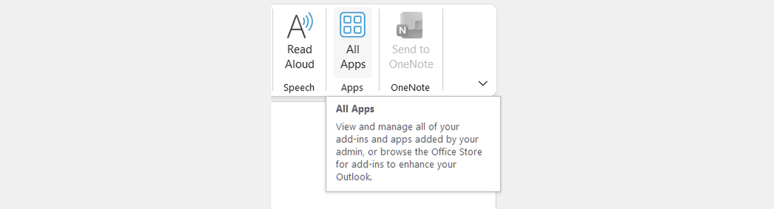 Access to the Office Store via All Apps
